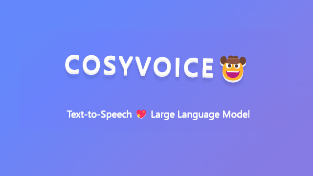 CosyVoice Project Image