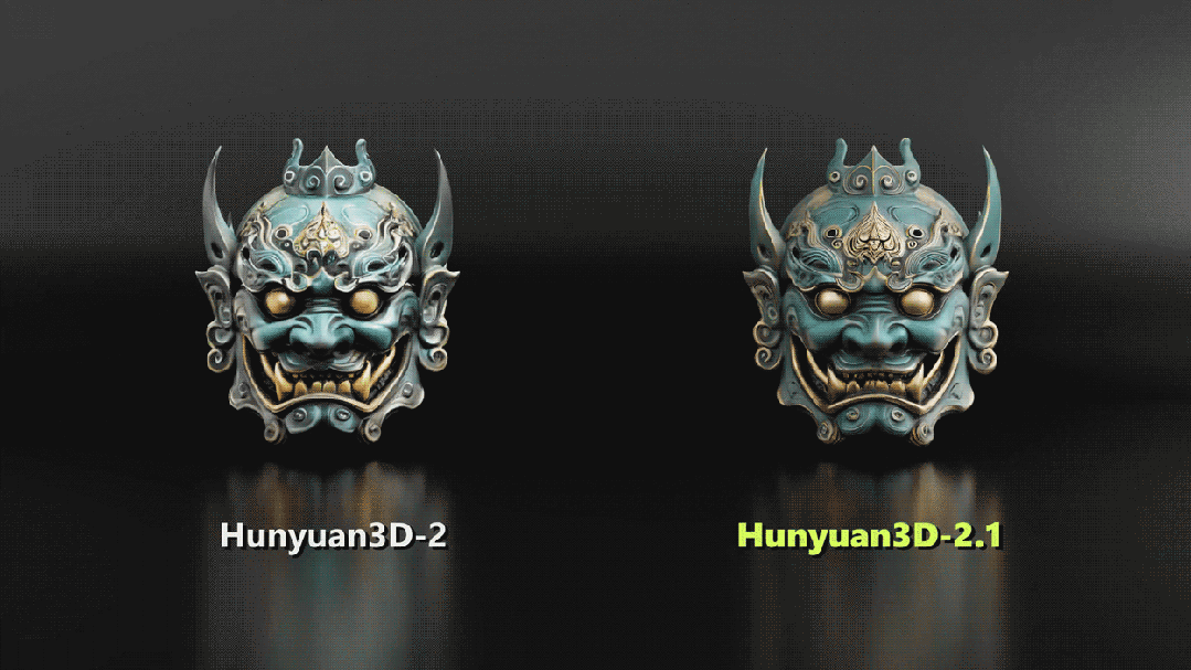 テンセント Hunyuan3D 2.1 イメージ